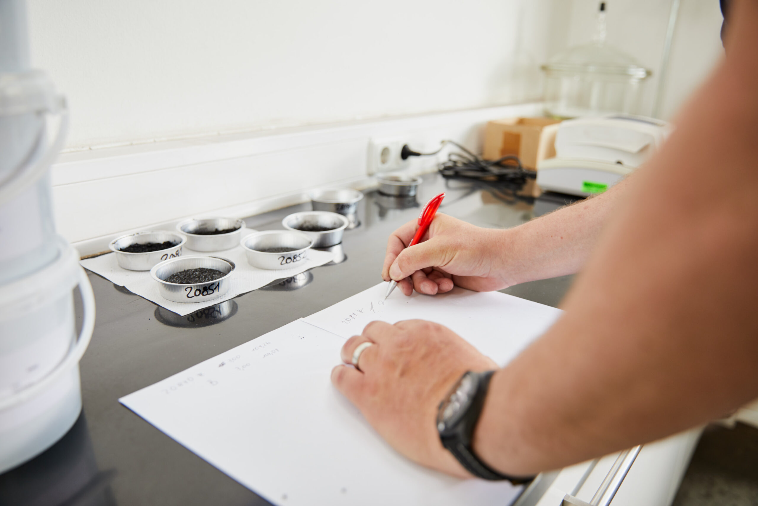 Mitarbeiter im Labor